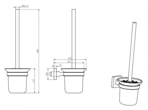 Ёршик CeramaLux Quadro 61913