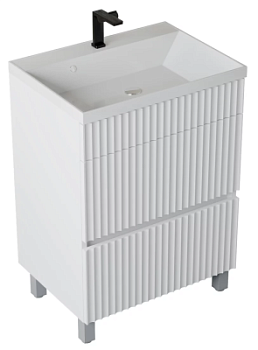 Тумба напольная Vela Волна 70Н под Classica (белый мат) белый гола TU9265