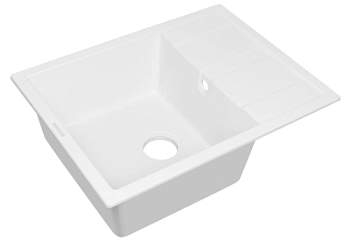 Мойка кухонная Zorg Apollo 65 белый камень