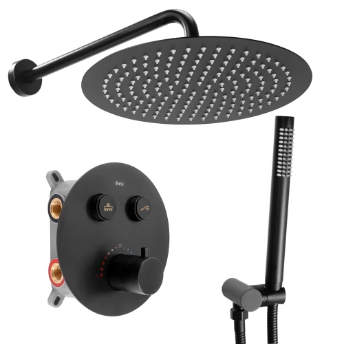 Душевая система Rea Lungo Black matt P8549 Душевая система Rea Lungo Black matt P8549