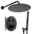 Душевая система Rea Lungo Black matt P8549 Душевая система Rea Lungo Black matt P8549