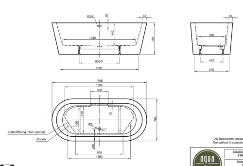 Ванна акриловая Knief Hot 0100-272(06S)