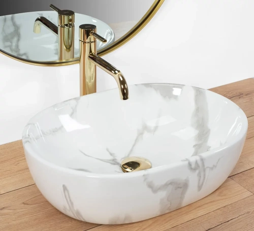 Умывальник Rea Amelia Marmo Shiny U8001