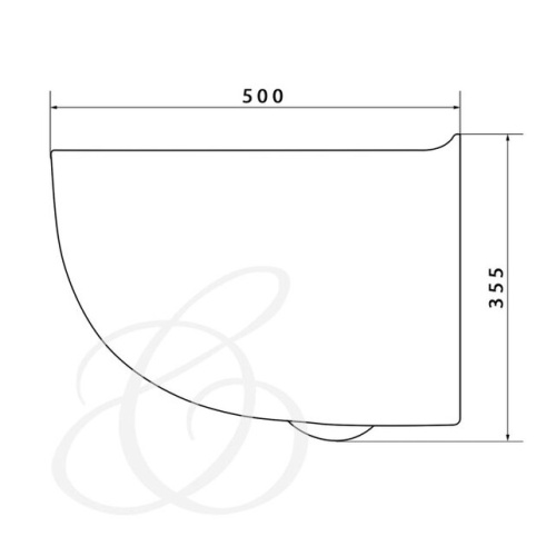 Унитаз подвесной Caprigo Comfort C-1303