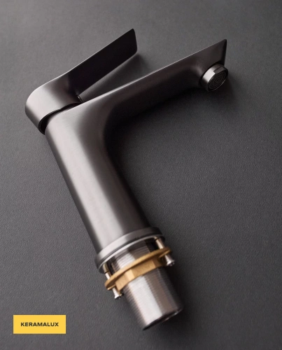 Смеситель для умывальника Vivi Felice 8030 G Gun Metal