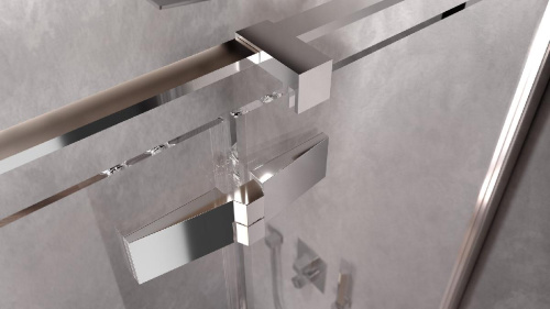 Душевая дверь Kolpa-San Polaris N 100-R black transparent 515980