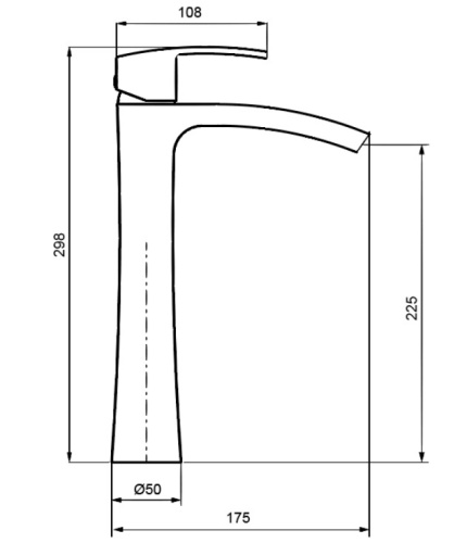 Смеситель для умывальника Ahti Mikkeli MK202001