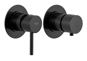 Смеситель для душа Remer X Style X96D3CFP, черный брашированный хром