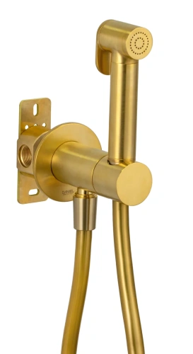 Гигиенический душ Daniel Tokyo TX647P4DCDP, золото брашированное