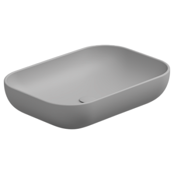 Раковина накладная 60x42 см GSG Ceramic Design Easy EALAVRE60033, Perla Matt