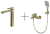 Душевая система для ванны со смесителем Oliveeka OL-639003A+239003-BG
