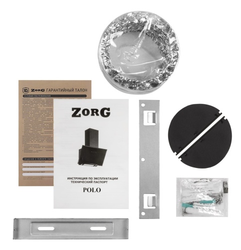 Вытяжка кухонная Zorg POLO 1080 60 S-GC черная