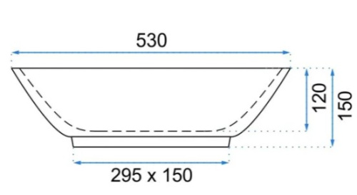 Умывальник Rea Pamela Shiny Aiax Marmur U9685 Умывальник Rea Pamela Shiny Aiax Marmur U9685