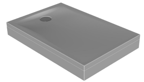 Душевой поддон Kolpa-san Evelin Tray Q 120x90 white 590110