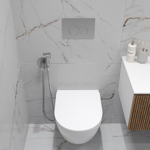 Комплект Oliveeka инсталляция OL-MQ-003 с унитазом OL-6016 и кнопкой OL-R22-BN