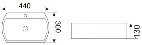 Умывальник CeramaLux 9293