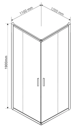 Душевой уголок Vincea Garda VSS-1G1112CH Душевой уголок Vincea Garda VSS-1G1112CH