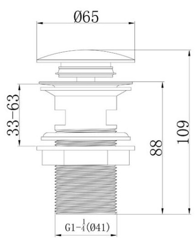 Смеситель для умывальника Caprigo Bristol 21-526-VOT