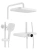 Душевая система Rea Bari white matt P0895