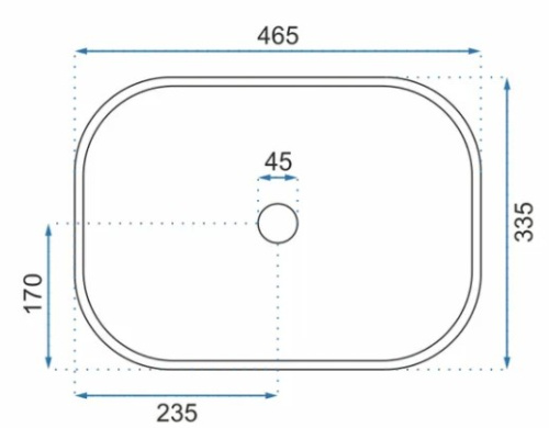 Умывальник Rea Livia Beige matt U3802