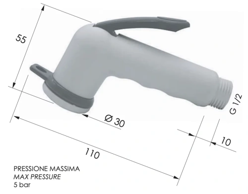 Гигиенический душ Remer 332DPBN