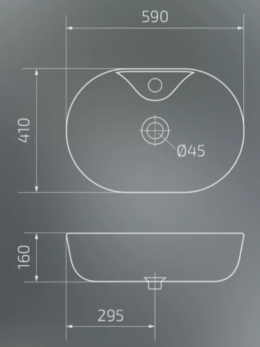 Умывальник Gid N9163