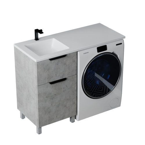 Тумба напольная Vela Каскад Хекси 48Н под Kamilla 110 (бетон Чикаго) TU252462