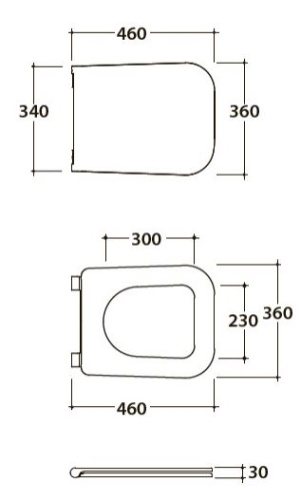 Сиденье с системой soft close Globo Stone ST022BI
