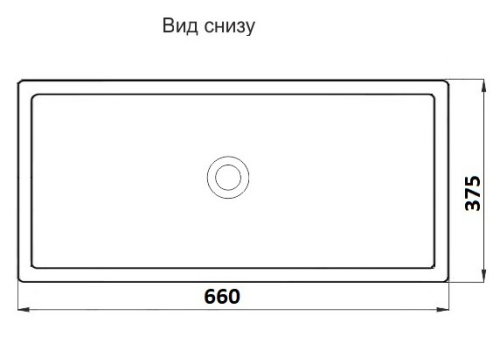 Умывальник CeramaLux W1531