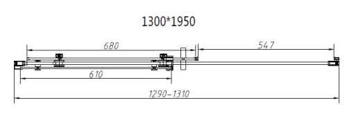 Душевой уголок Vincea Como-N VSR-4CN1013CLB
