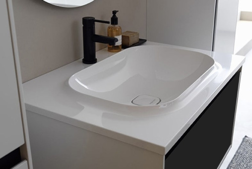 Тумба подвесная Kolpa-san Pandora OUP 75 Black stone 514210 Тумба подвесная Kolpa-san Pandora OUP 75 Black stone 514210