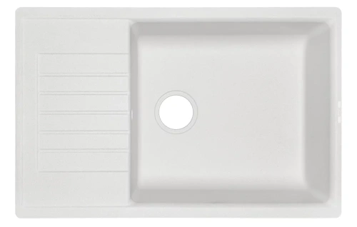 Мойка кухонная Zorg Dello 78 белый камень