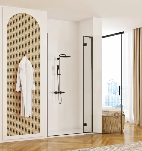 Душевая дверь Rea Hugo black 90 K6604