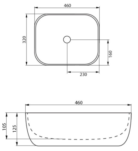 Умывальник Calani Tracy CAL-00003