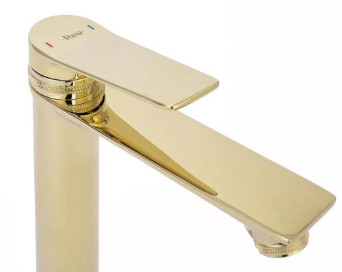 Смеситель для умывальника Rea Viral Gold B2022
