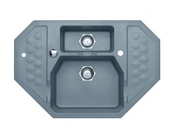 Мойка для кухни Alveus SENSUAL 60 Granital+ PEBBLE-G02M 900x610x200 1108256
