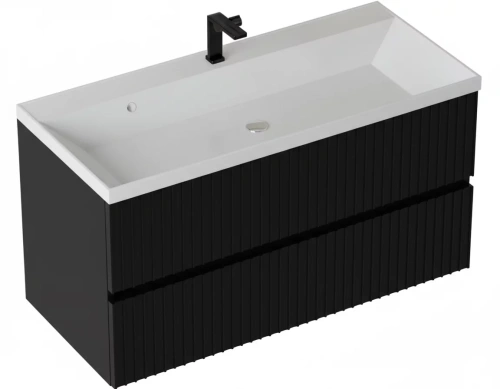 Тумба подвесная Vela Волна 80П под Classica (черный мат) черный гола TU2281