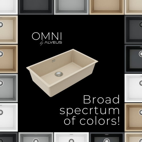 Мойка для кухни Alveus OMNI 40 Granital TERRA-G22 750x450x198 1150060