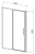 Душевая дверь Vincea Slim 8mm VDP-4SL120CLG Душевая дверь Vincea Slim 8mm VDP-4SL120CLG