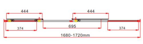 Душевая дверь Vincea Garda VDS-1G2170CL