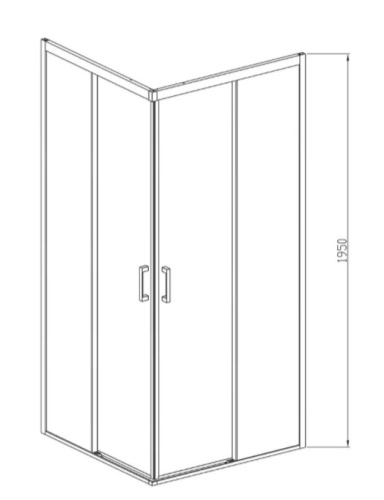 Душевой уголок Vincea Soft VSS-3SO100CL