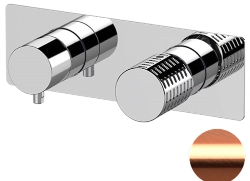 Смеситель для душа Remer Celebrity CEC92ZWBRP, медь брашированная
