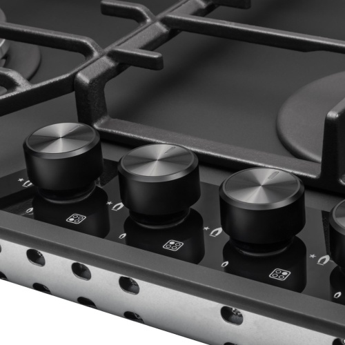 Газовая варочная панель ZORG HAG63 FDW black matte