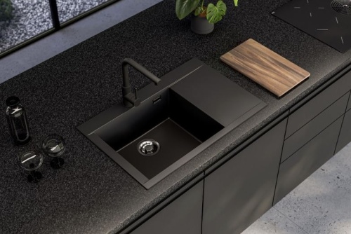 Мойка для кухни Alveus PURE-G 70R Algranit CARBON-A91 790x520x198 1149502