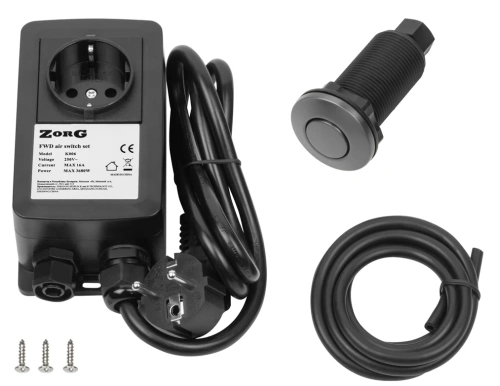 Пневмокнопка для измельчителя пищевых отходов Zorg black