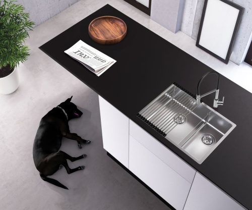 Мойка для кухни Alveus NOX 90L BRS 582x440x200 левая 1149934