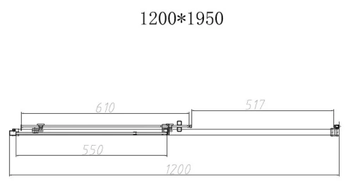 Душевая дверь Vincea Slim-N VDS-4SN120CGB