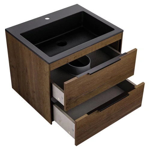 Тумба подвесная Vincea Chiara 2D 600 T.Oak VMC-2C2600TO