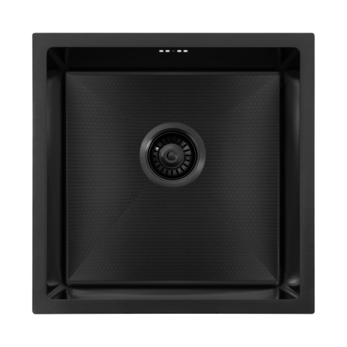 Мойка кухонная Arfeka Eco AR 450*450 black PVD NANO decor