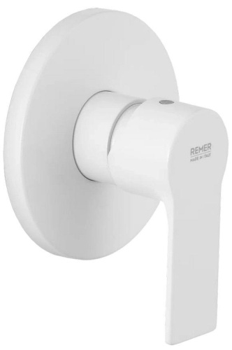 Смеситель для душа Remer Energy EY30BO, белый матовый